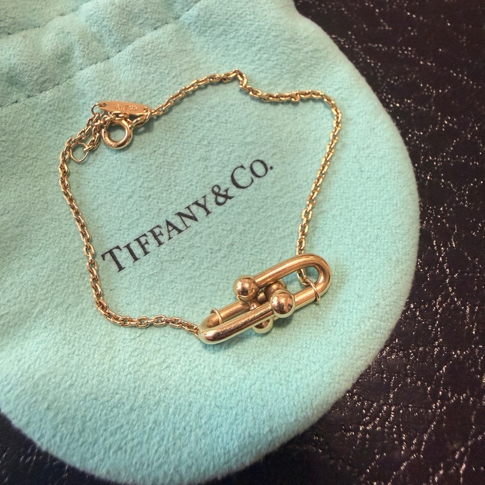 Tiffany & Co. 18K Yellow Gold HardWear Double Link Bracelet